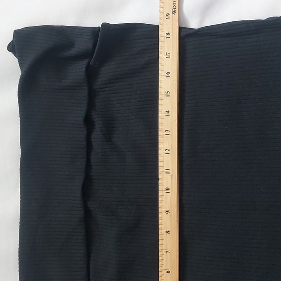 A New Day Womens Top XXL Sleeveless Cowl Neck Ribbed Black - Picture 3 of 5